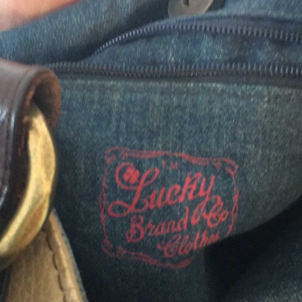 Vintage leather Lucky  brand purse. 70’s vibe - Picture 4 of 6